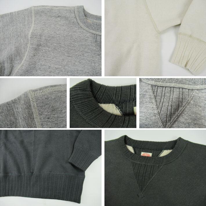 FULLCOUNT（フルカウント） スウェットシャツ DOUBLE V SET IN SLEEVE
