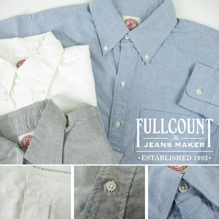 FULLCOUNT フルカウント オックスフォード ボタンダウンシャツ FULLCOUNT フルカウント オックスフォード ボタンダウンシャツ