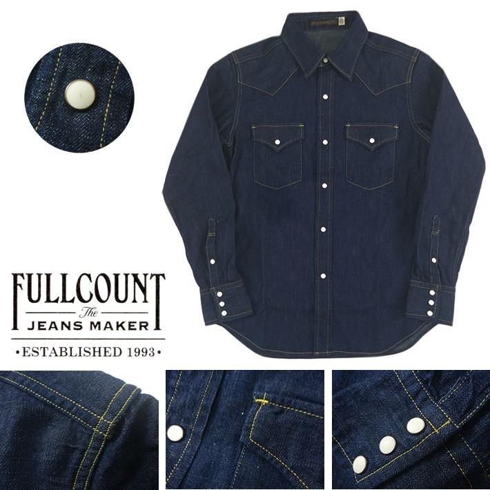 FULLCOUNT（フルカウント） デニムウエスタンシャツ ワンウォッシュ