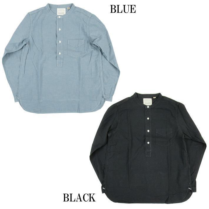 FULLCOUNT（フルカウント） ラウンドカラー プルオーバー シャンブレー