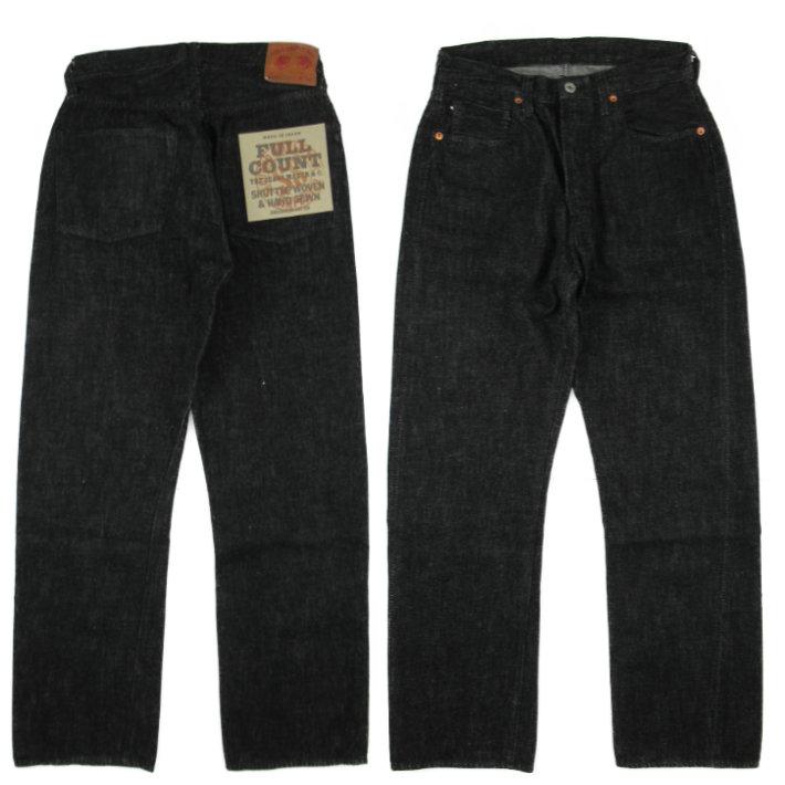 FULLCOUNT（フルカウント） S0105BKSS ブラック WWII Model WIDE DENIM