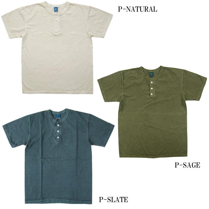 GOOD ON（グッドオン） Tシャツ ヘンリーネック 半袖Tシャツ