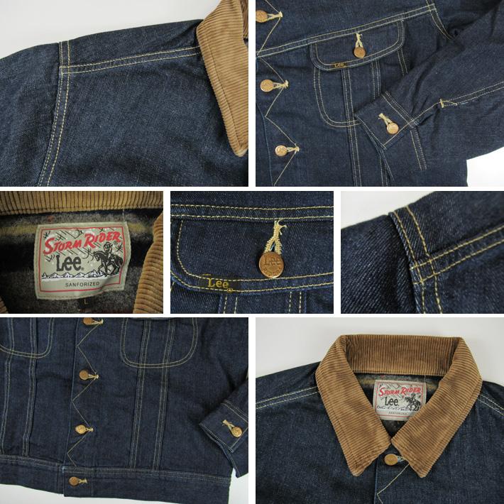 Lee ストームライダー 中色ブルー Lサイズ 101LJ LM5110-546 Lee ストームライダー インディゴブルー STORM RIDER 101LJ