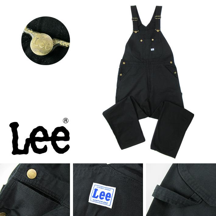 Lee（リー） オーバーオール BLACK LM7254-2175 LM7254-1175