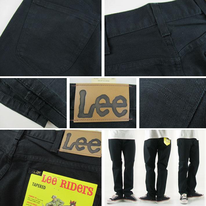 Lee（リー） Lee AMERICAN RIDERS 203 TAPERED テーパード ブラック