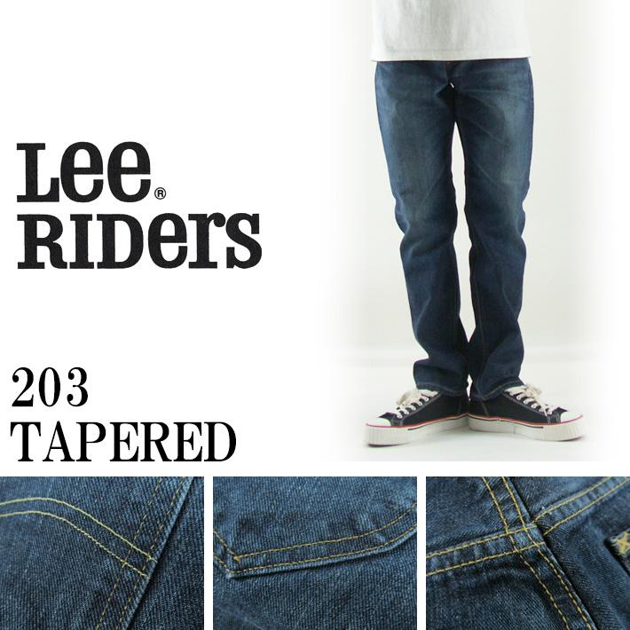 Lee（リー） Lee AMERICAN RIDERS 203 TAPERED テーパード ジーンズ 濃