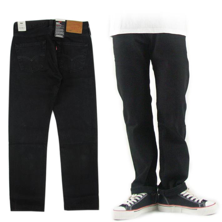 Levi's（リーバイス） 501 ボタンフライ ストレートジーンズ BLACK