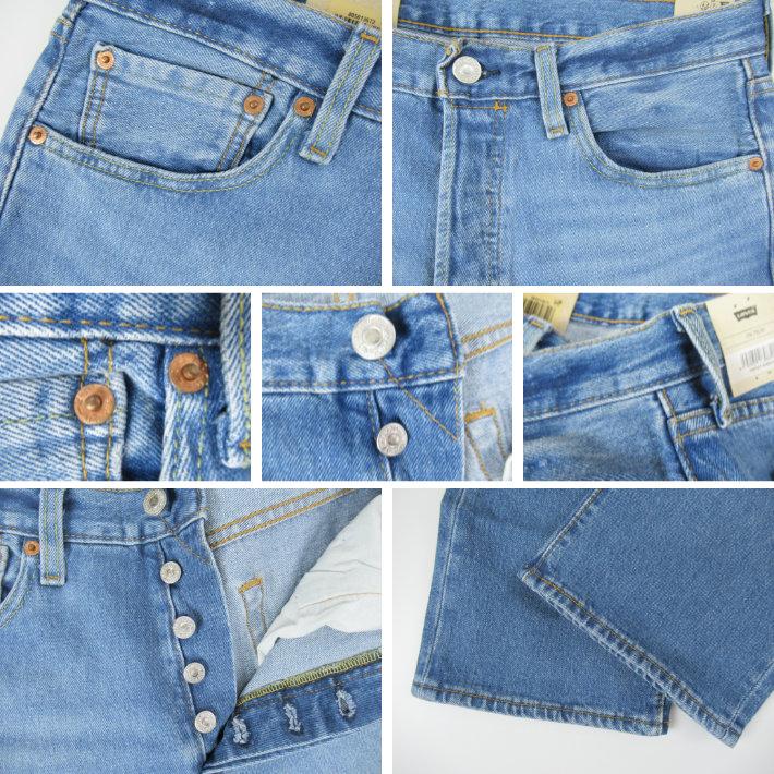 Levi's（リーバイス） 501 ボタンフライ ストレートジーンズ ライト