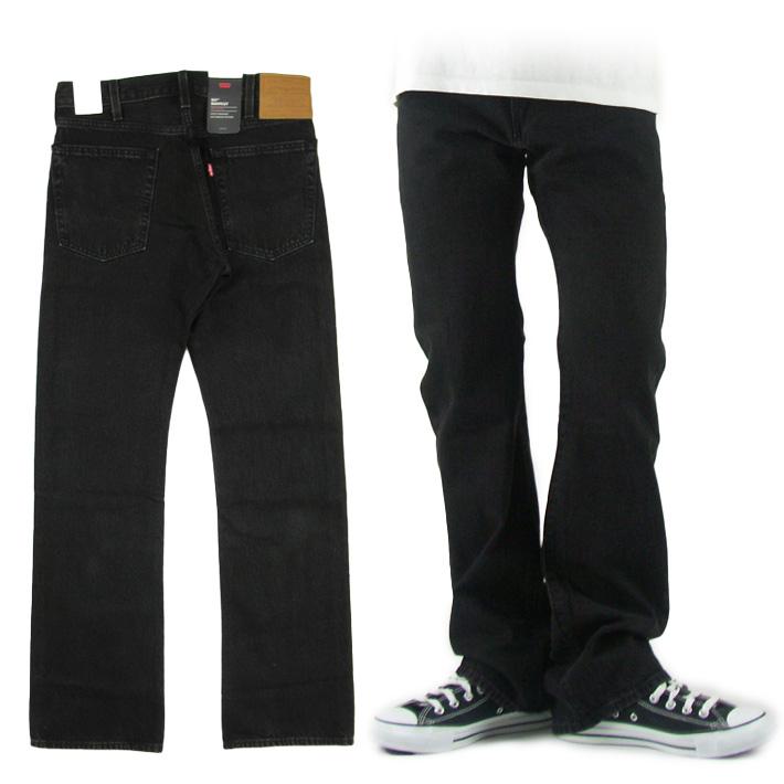 Levi's（リーバイス） 517 ブーツカット ブラック 00517-0244