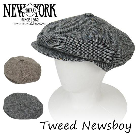 NEW YORK HAT & CAP Co./ニューヨークハット ツイード ニュースボーイ キャスケット Tweed Newsboy 米国製