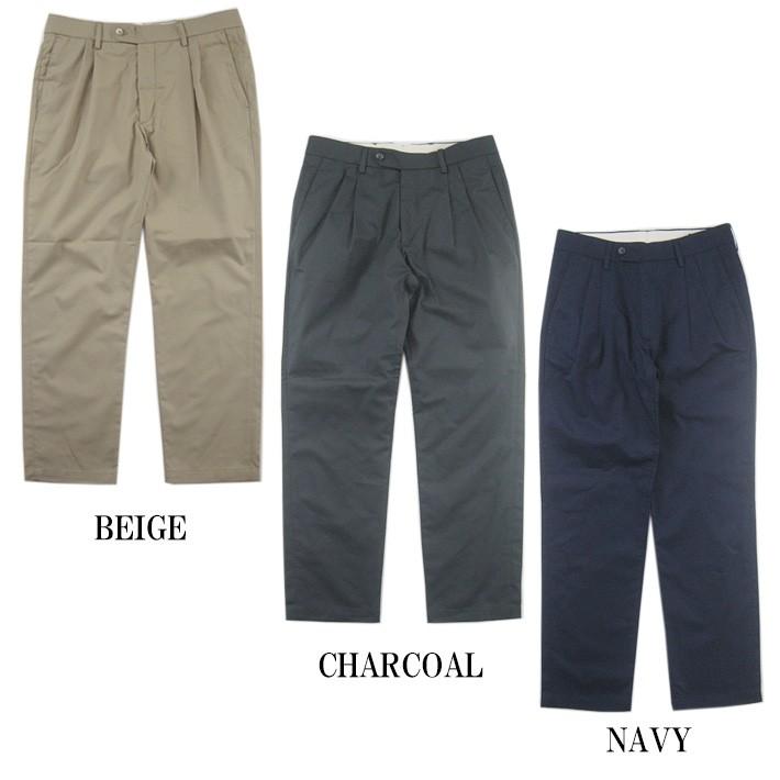 RICCARDO METHA リカルドメッサ テーパード トラウザー 2TUCK TAPERED