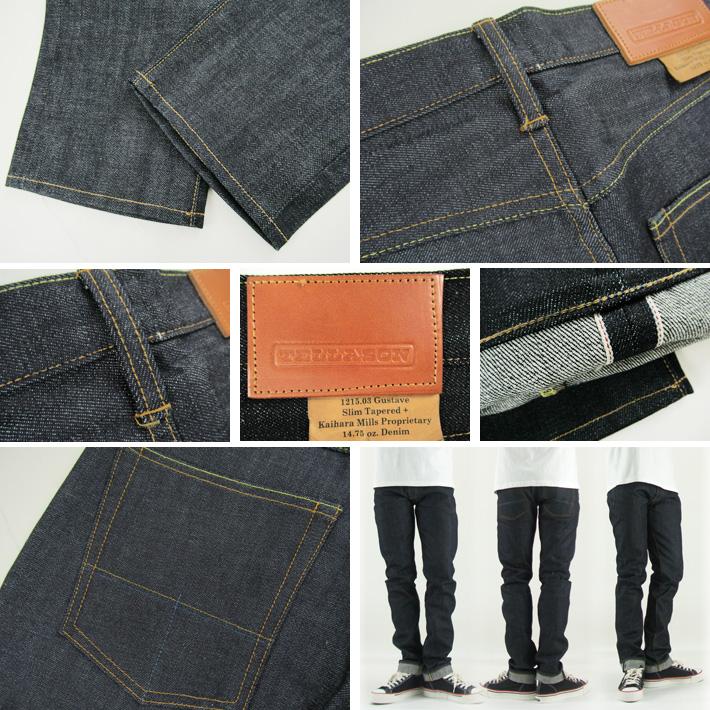 TELLASON テラソン GUSTAVE 14.75oz スリムテーパード ジーンズ 1215 