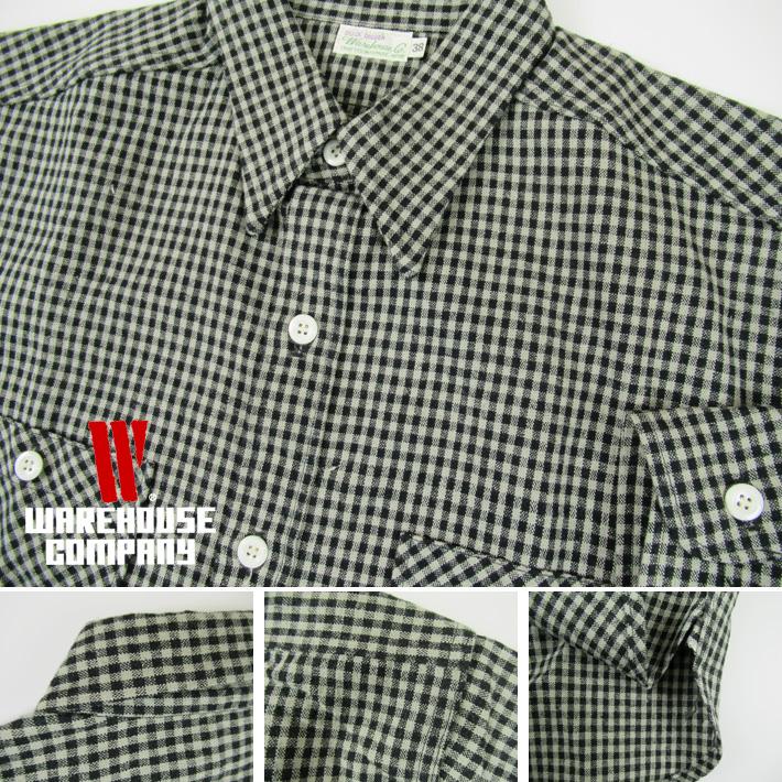 WAREHOUSE（ウエアハウス） 長袖 ワークシャツ Lot 3055 LONG SLEEVE