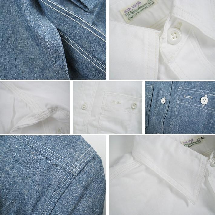 WAREHOUSE（ウエアハウス） Lot.3076 シャンブレー ワークシャツ