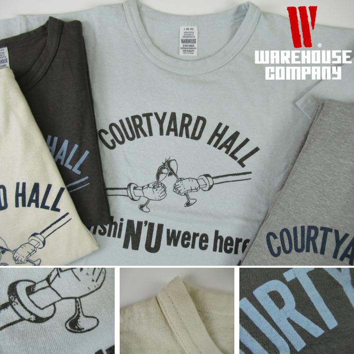 WAREHOUSE（ウエアハウス） Lot.4064 Tシャツ COURTYARD HALL