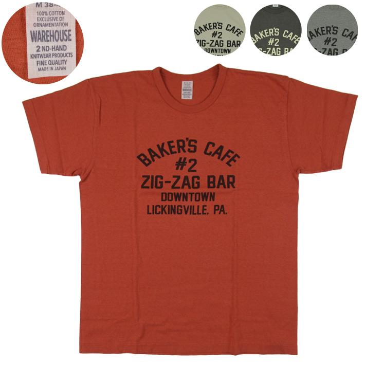 WAREHOUSE（ウエアハウス） Lot.4064 Tシャツ ZIG-ZAG BAR