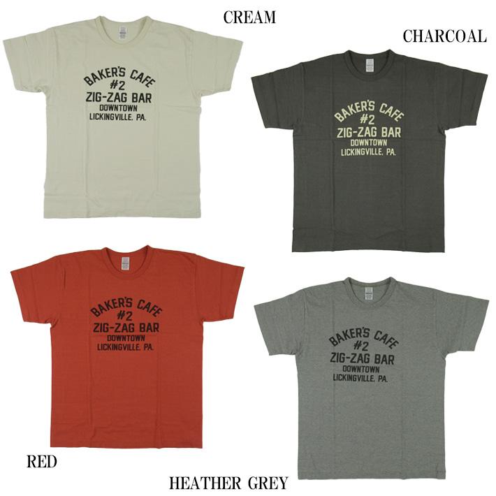 WAREHOUSE ウエアハウス Lot.4064 Tシャツ ZIG-ZAG BAR