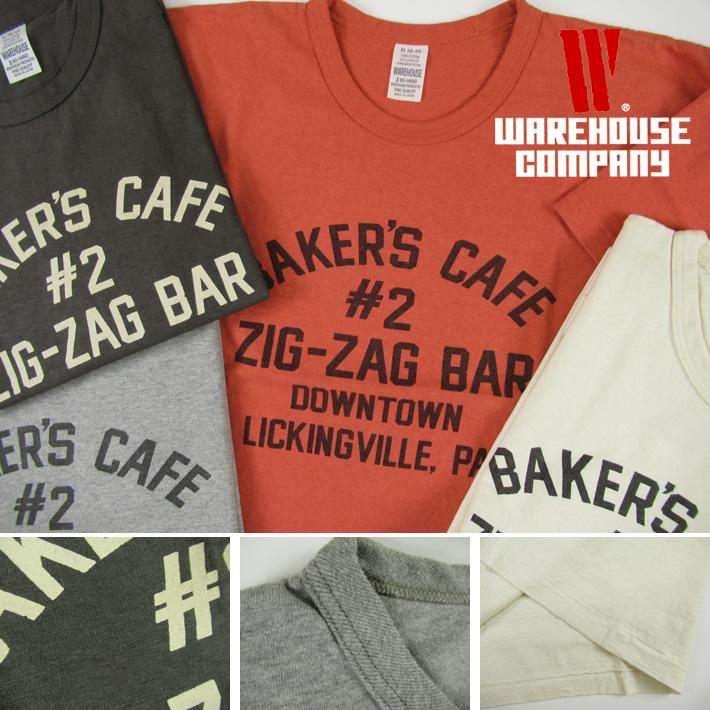 WAREHOUSE（ウエアハウス） Lot.4064 Tシャツ ZIG-ZAG BAR