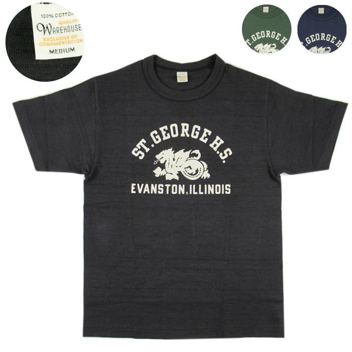 WAREHOUSE（ウエアハウス） Lot.4601 Tシャツ ST.GEORGE : カジュアル