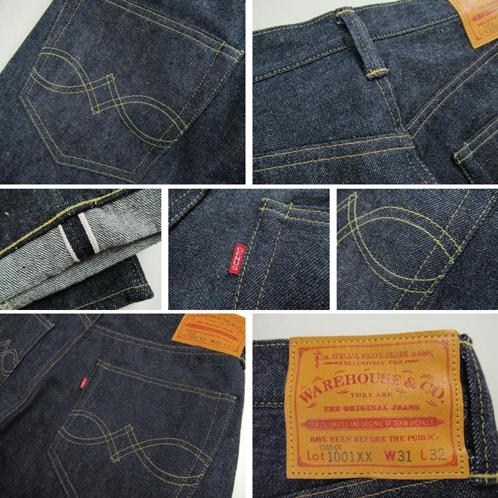 WAREHOUSE（ウエアハウス） Lot 1001XX(1000XX) 1947MODEL Dead Stock