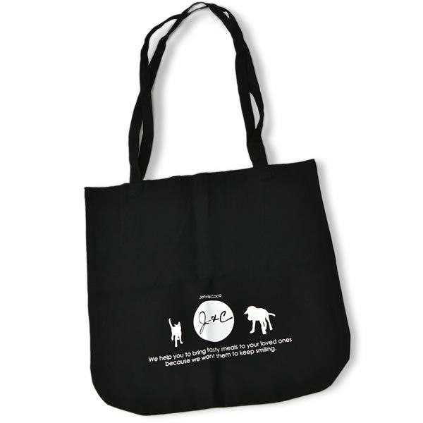 Ｊ＆Ｃ コットン ラウンドトートバッグ 黒 | 