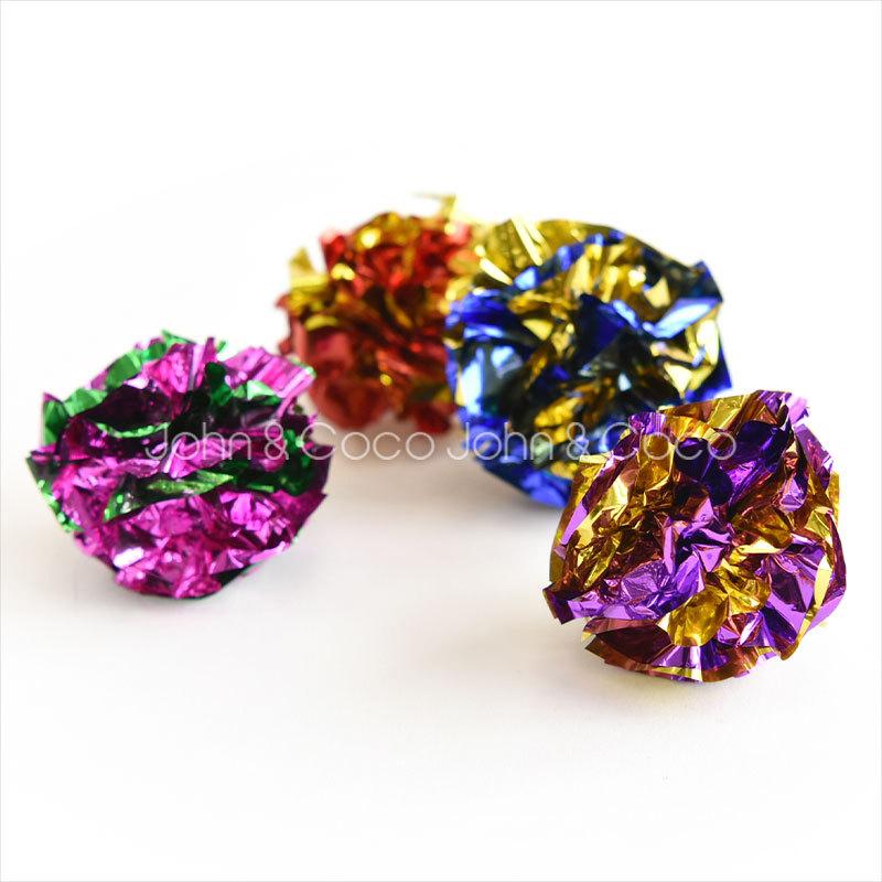 カシャカシャボール 4P 猫のおもちゃ キャットトイ |  | 03