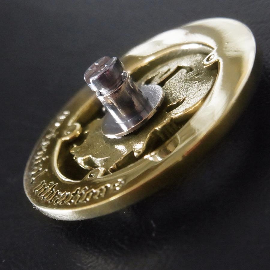 飾りボタン コンチョ ネジ式 金色 風神 雷神 風袋 連鼓 屏風画 日本 和