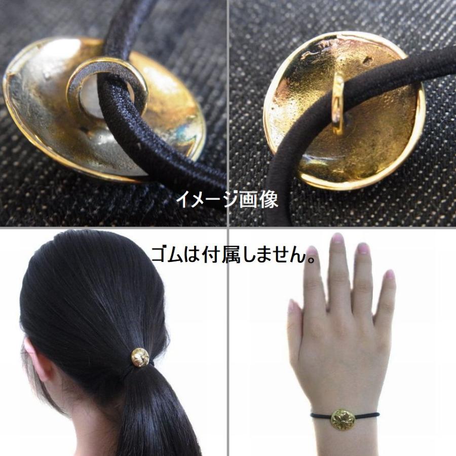 コンチョ ボタン 金色 十字架 クロス フープ 輪っか ブレスレット