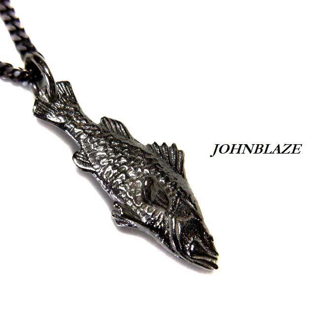 シルバー925製 ペンダントトップ ブラックバス 魚 シルバーアクセ
