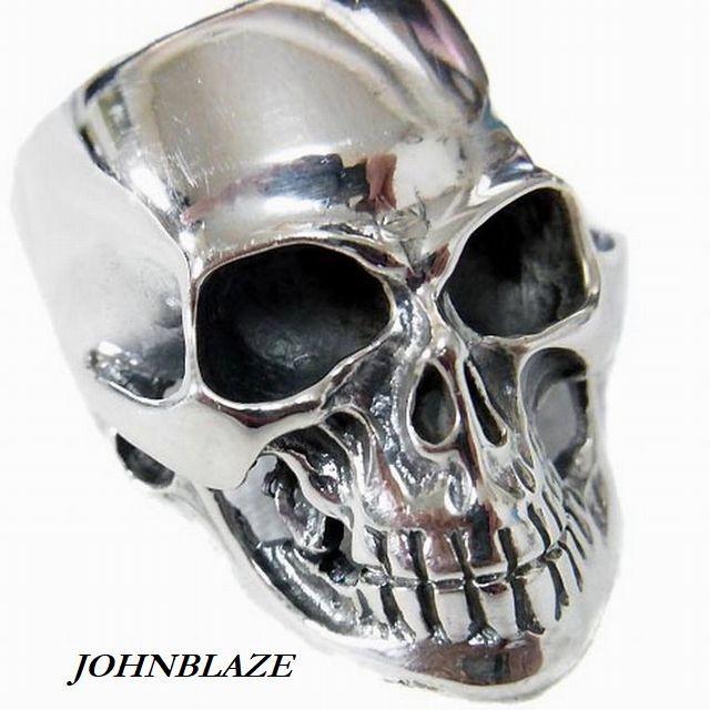 SILVER 925 スカルリング ハンドメイド1点 一点物☆シルバーリングスカルハンドメイド925 指輪