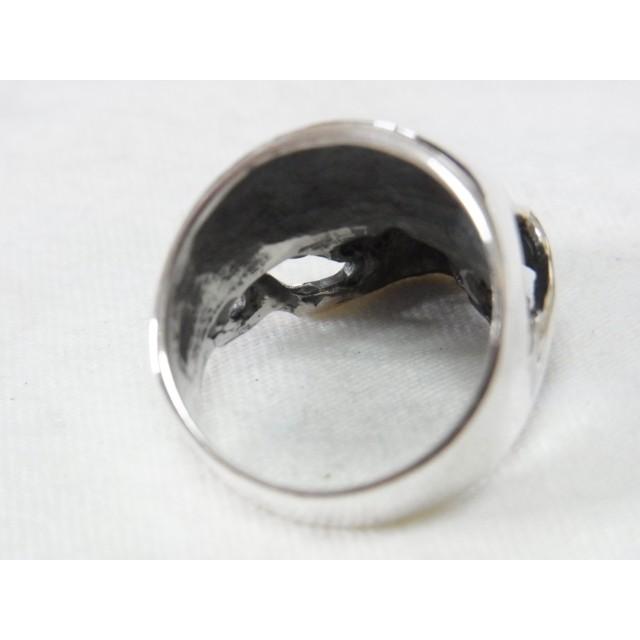 定番のシンプル系スカルリング 指輪 シルバー925製 : JOHNBLAZE