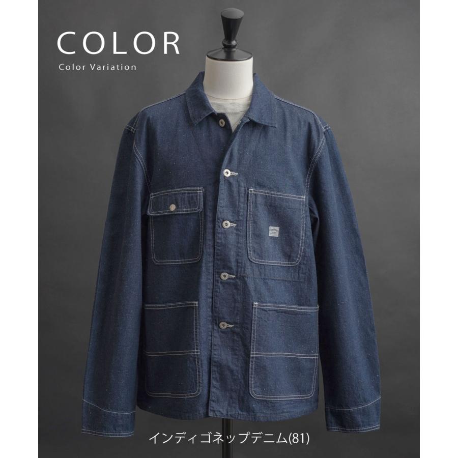 ワールドワーカーズBIG JOHN カバーオール デニム　L チンストラップ WORLD WORKERS（ワールドワーカーズ） BIG JOHN World Workers