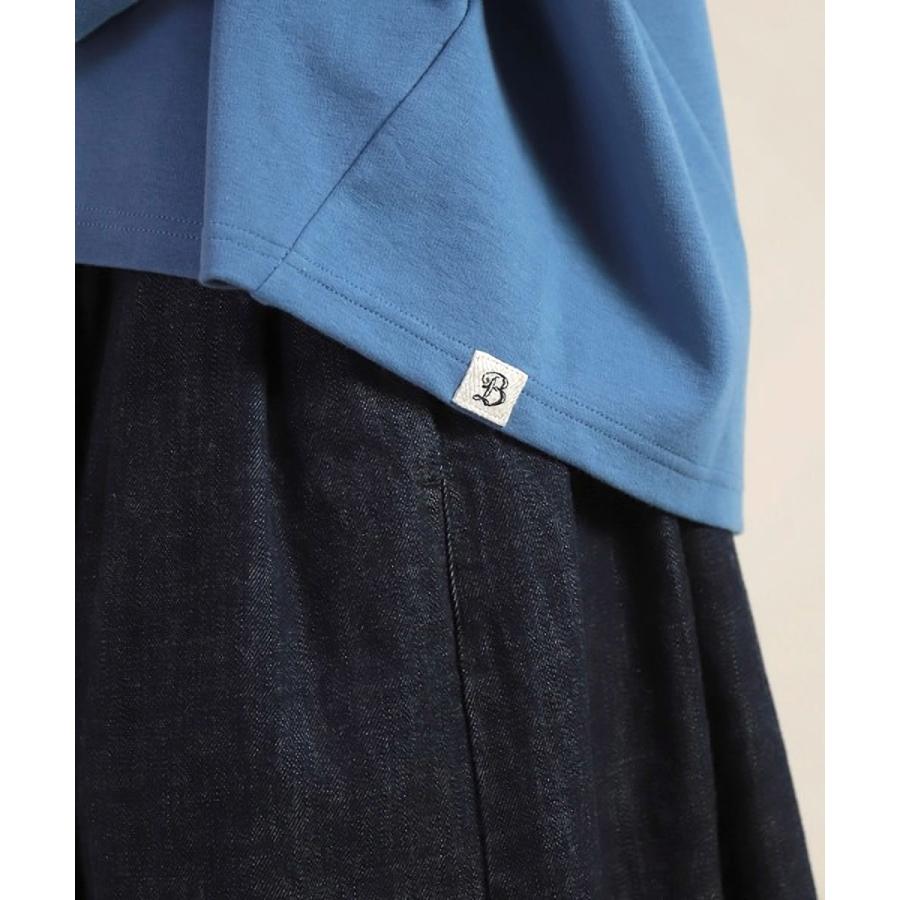 カットソー ブロカント Brocante ココンプルオーバー 9分袖 Tシャツ 40/ポンチ ゆったり コクーンシルエット ポンチ素材 ワイドシルエット cocon 九分袖｜johnbull-jeans｜15