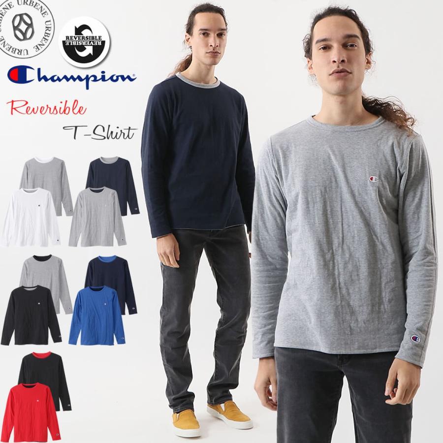 チャンピオン Champion リバーシブルTシャツ ロングスリーブ 長袖 サーマル ワッフル リンガーネック ベーシック 定番 メンズ レディース インナーTシャツ｜johnbull-jeans｜07