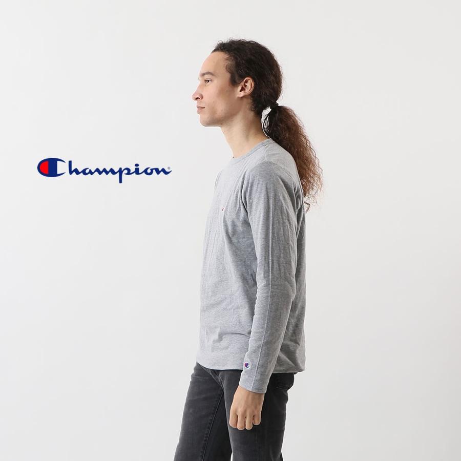 チャンピオン Champion リバーシブルTシャツ ロングスリーブ 長袖 サーマル ワッフル リンガーネック ベーシック 定番 メンズ レディース インナーTシャツ｜johnbull-jeans｜13