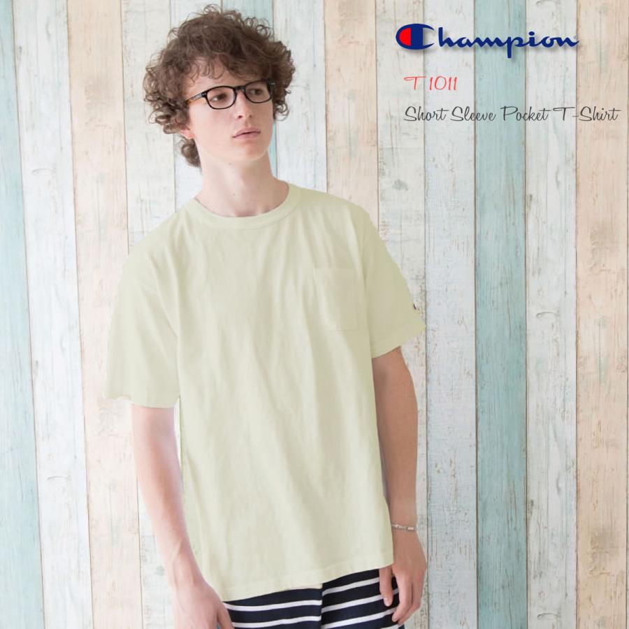 Tシャツ チャンピオン Champion ティーテンイレブン ショートスリーブポケットTシャツ T1011 USヘビーウェイト 半袖Tシャツ USAコットン｜johnbull-jeans｜15