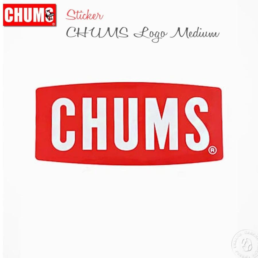 横18cmタイプ チャムス Chums ステッカーチャムスロゴミディアム ch62-1071  Sticker CHUMS Logo Medium ワッペン｜johnbull-jeans｜03