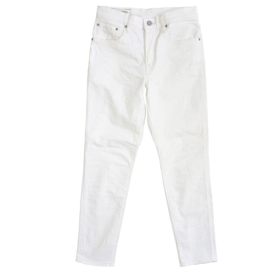 ホワイトデニムパンツ ドミンゴ DMG D.M.G ストレッチ テーパード アンクル 白パンツ デニムパンツ スリム 9分丈 綿 ディーエムジー クロップドパンツ 爆買_10