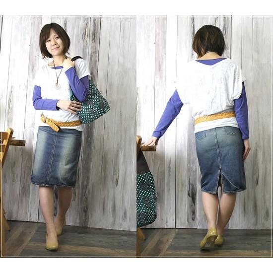 Y's◇18SS/レース切替/パッチワーク/ロングスカート/2/レーヨン/BLK/YW