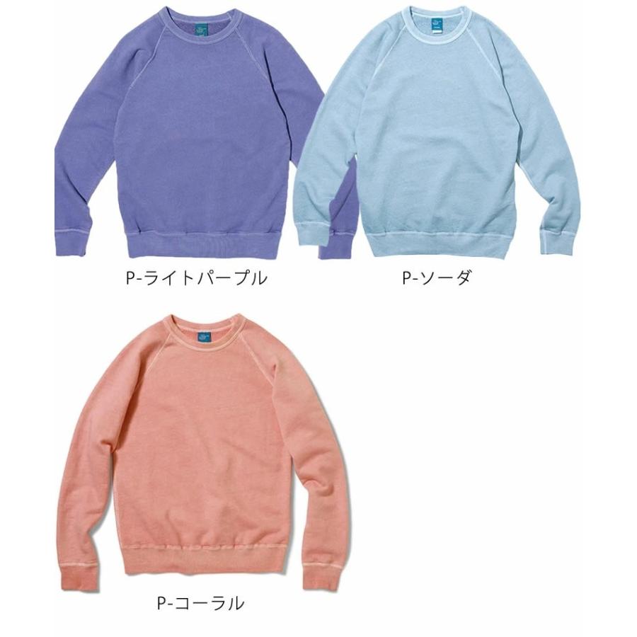 GOOD ON（グッドオン） トレーナー 長袖 ピグメントダイ ラグラン