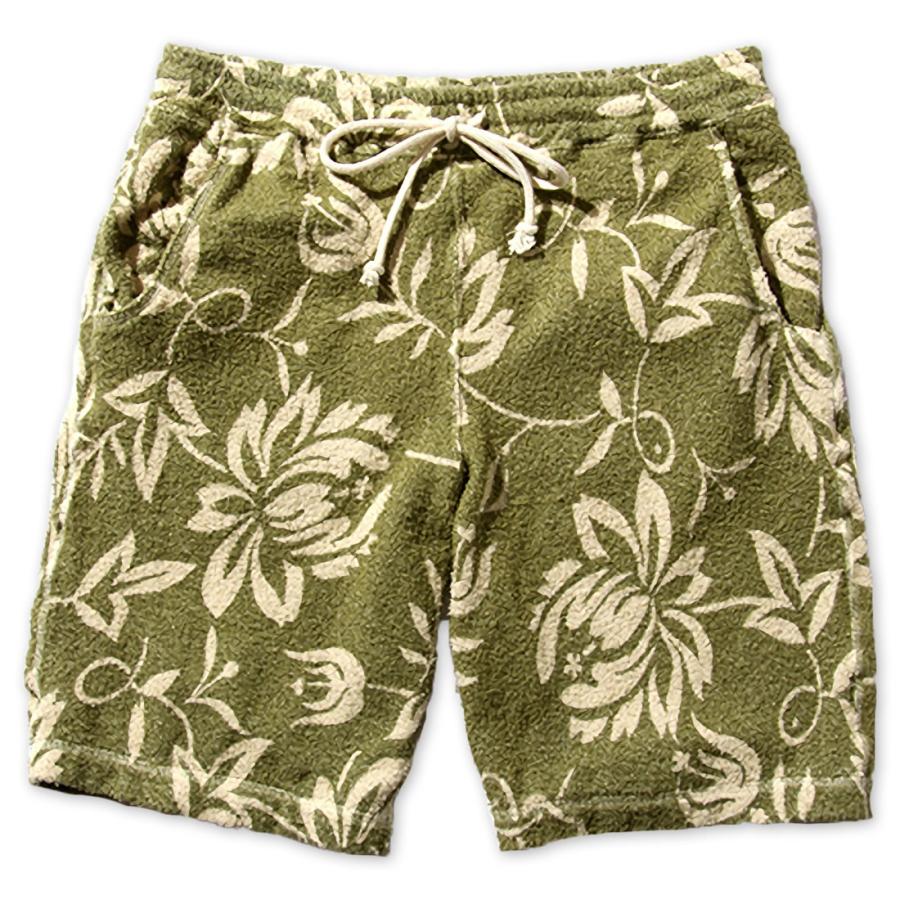 GOOD ON（グッドオン） ショートパンツ レトロフラワーダブルパイル
