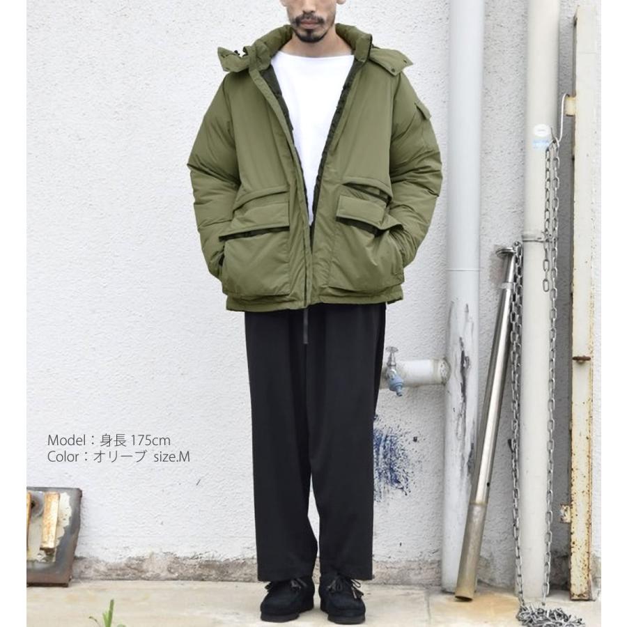 Johnbull（ジョンブル） メンズ ナイロン レトロフーディー ダウン 