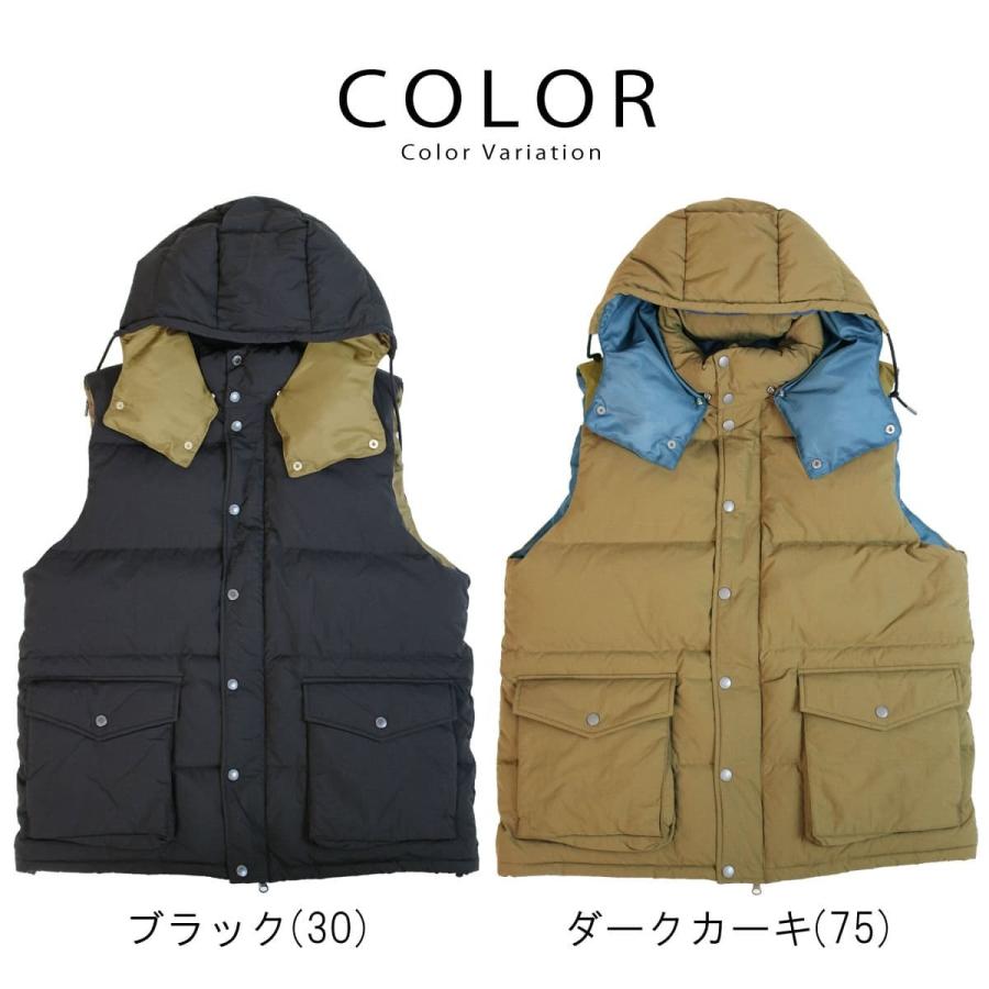 Johnbull（ジョンブル） メンズ ナイロン フーディー ダウンベスト