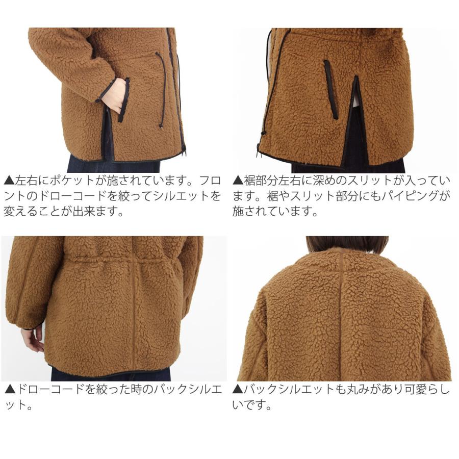 Johnbull（ジョンブル） レディース ボア リバーシブルジャケット 