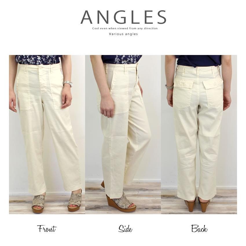 Johnbull（ジョンブル） レディース 綿麻 ワイド ユーティリティ