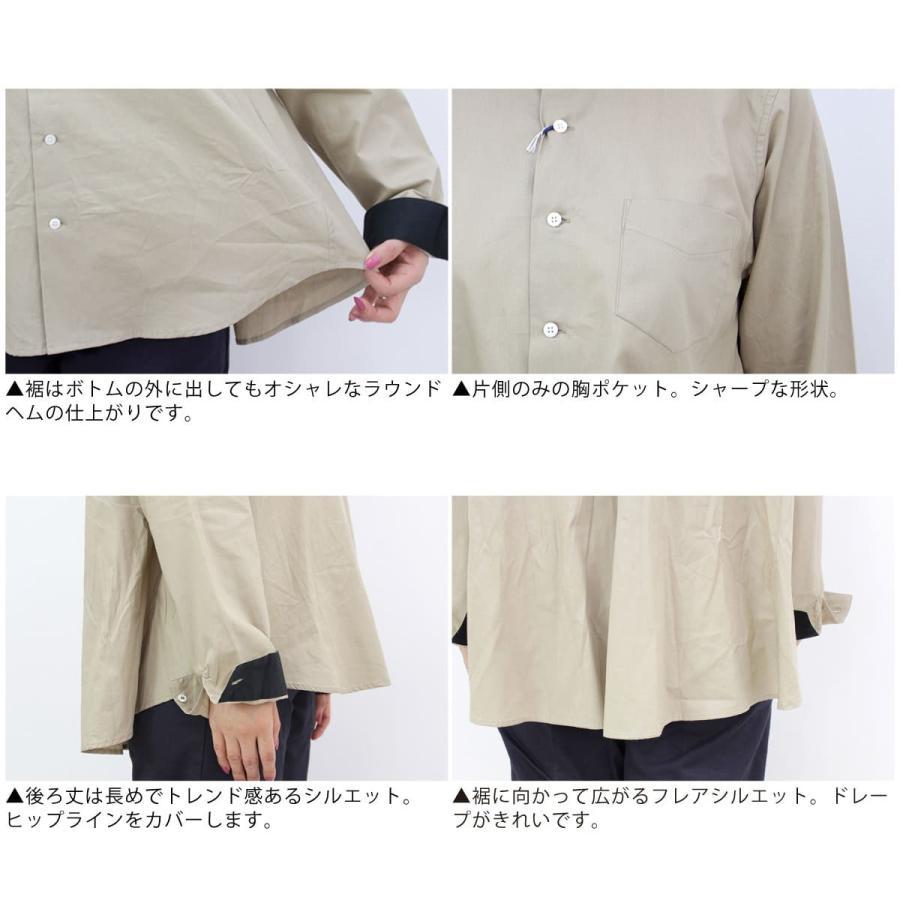 Kelen（ケレン） クレリックカラーブラウス バックフレアブラウス 長袖