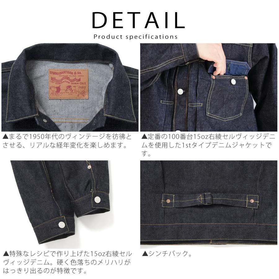 STUDIO D'ARTISAN ステュディオ・ダルチザン 1stタイプデニム