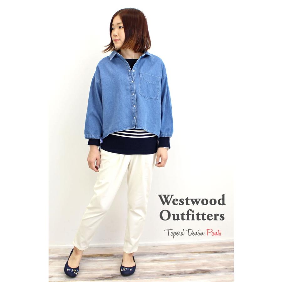 WWO405 ウエストウッドアウトフィッターズ Westwood Outfitters ストレッチ トリックジップ テーパード ストレッチ カラー タックパンツ おしゃれ｜johnbull-jeans｜18