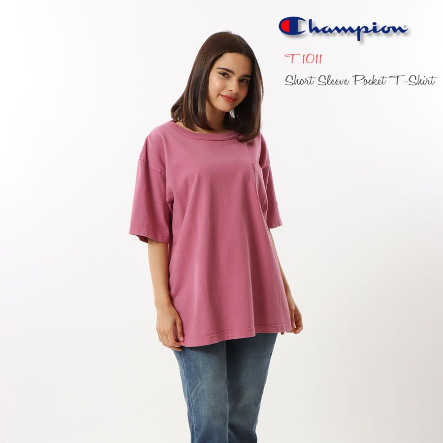 Tシャツ チャンピオン Champion ティーテンイレブン ショートスリーブポケットTシャツ T1011 USヘビーウェイト 半袖Tシャツ USAコットン｜johnbull-pants｜14