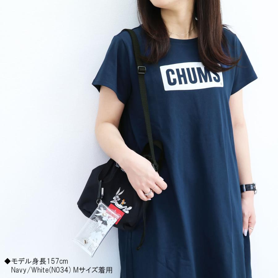 CHUMS（チャムス） Tシャツ ワンピース クルーネック 半袖 チャムス